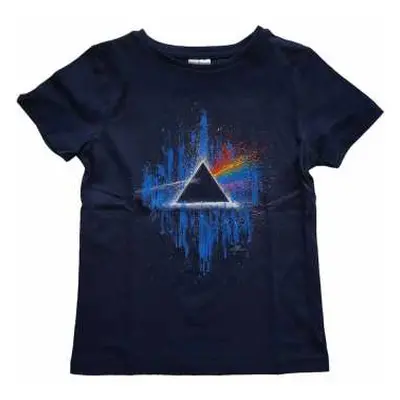 Dětské Tričko Dark Side Of The Moon Blue Splatter 5-6 let