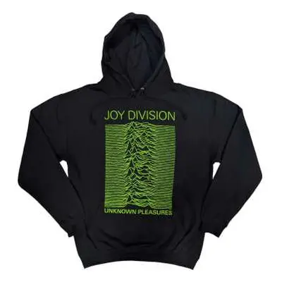 Joy Division Unisex Pullover Hoodie: Unknown Pleasures Fp (medium) M