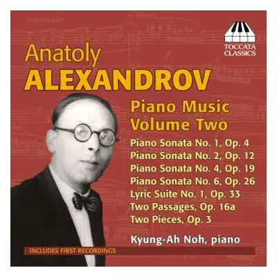 CD Anatoly Alexandrov: Piano Music, Volume Two