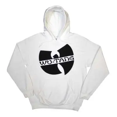 Wu-tang Clan Unisex Pullover Hoodie: Slanted Logo Mono (xx-large) XXL