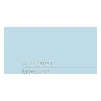 LP/2CD/DVD/Box Set New Order: Movement