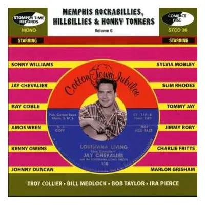 CD Various: Memphis Rockabillies, Hillbillies & Honky Tonkers Volume 6