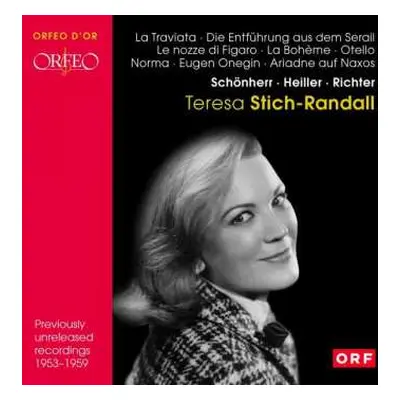 CD Teresa Stich-Randall: Previous Unreleased Recordings 1953-1959