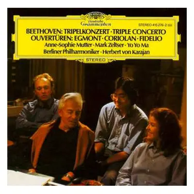 CD Ludwig van Beethoven: Tripelkonzert • Triple Concerto / Ouvertüren: Egmont • Coriolan • Fidel