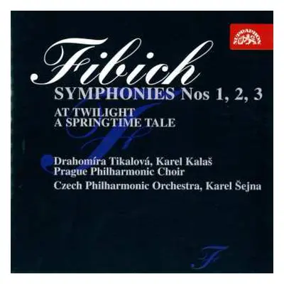 2CD The Czech Philharmonic Orchestra: Symphonies Nos 1, 2, 3 / At Twilight / A Springtime Tale