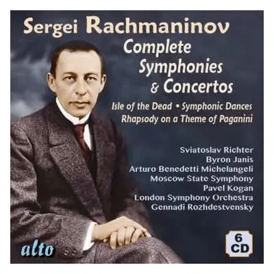 6CD/Box Set Sergei Vasilyevich Rachmaninoff: Sergei Rachmaninov (1873-1943) Complete Symphonies 