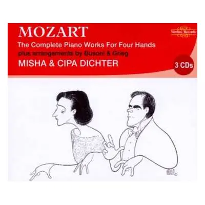 3CD Wolfgang Amadeus Mozart: The Complete Piano Works For Four Hands