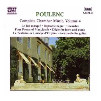 CD Francis Poulenc: Complete Chamber Music Vol. 4