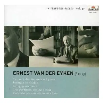 CD Ernest van der Eyken: Two Melodies For Viola And Piano