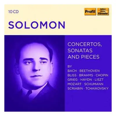 10CD Johannes Brahms: Solomon - Concertos,sonatas & Pieces