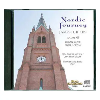 2CD Various: James D. Hicks - Nordic Journey Vol.12 "organ Music From Norway"