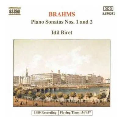 CD Johannes Brahms: Brahms: Piano Sonatas Nos. 1 And 2