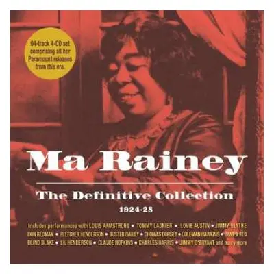 4CD Ma Rainey: The Definitive Collection 1924-28