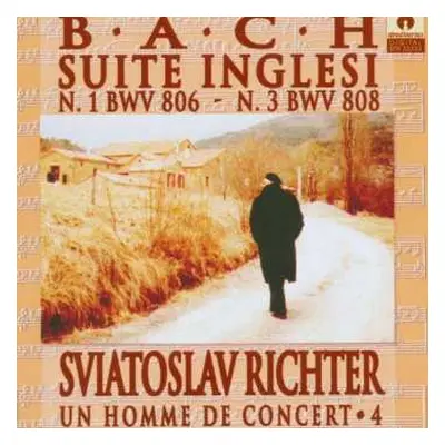 CD Johann Sebastian Bach: Suite Inglesi N. 1 BWV 806 / N. 3 BWV 808