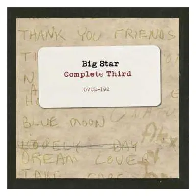 3CD/Box Set Big Star: Complete Third