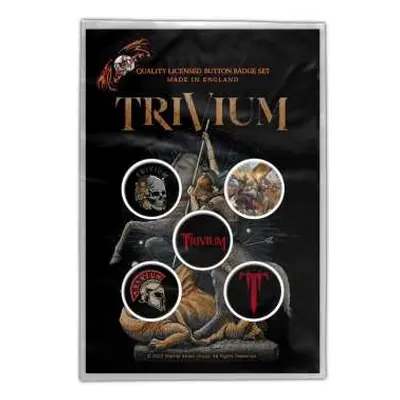 Trivium Button Badge Pack: In The Court Of The Dragon