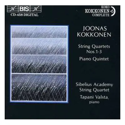 CD Joonas Kokkonen: String Quartets Nos. 1-3, Piano Quartet