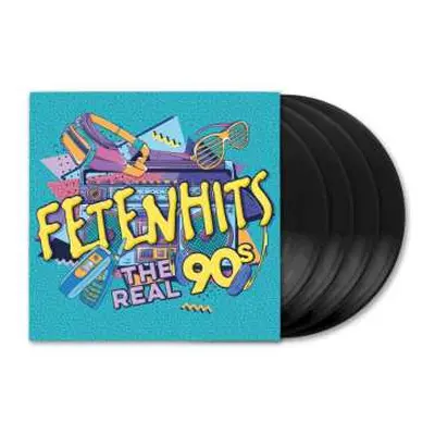 4LP Various: Fetenhits - The Real 90s