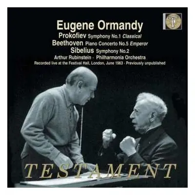 2CD Serge Prokofieff: Eugene Ormandy Dirigiert