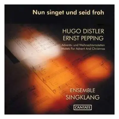 CD Hugo Distler: Advents- Und Weihnachtsmotetten Zu Drei Stimmen