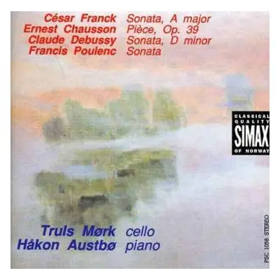 CD Truls Mørk: César Franck Sonata, A major Ernest Chausson Pièce. Op. 39 Claude Debussy Sonata,