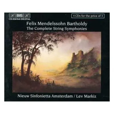 4CD Felix Mendelssohn-Bartholdy: Streichersymphonien Nr.1-12