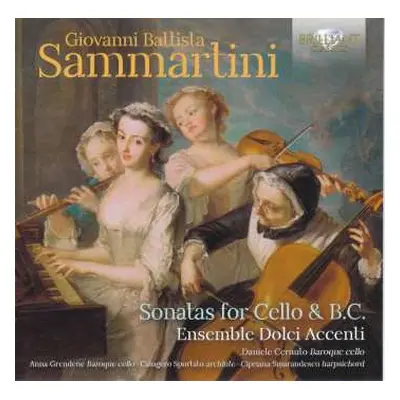 CD Daniele Cernuto: G.B. Sammartini Sonatas For Cello E B.c.