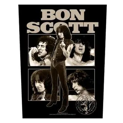 Bon Scott Back Patch: Collage