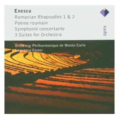 2CD George Enescu: Romanian Rhapsodies 1&2 - Poème Roumain - Symphonie Concertante - 3 Suites Fo