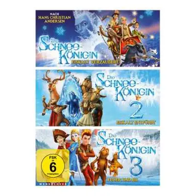 3DVD Various: Die Schneekönigin 1-3