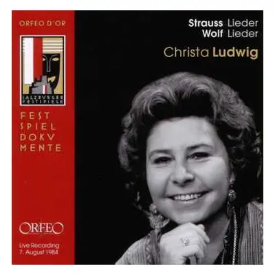 CD Christa Ludwig: Strauss Lieder - Wolf Lieder