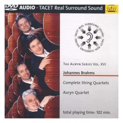 2DVD Johannes Brahms: Streichquartette Nr.1-3