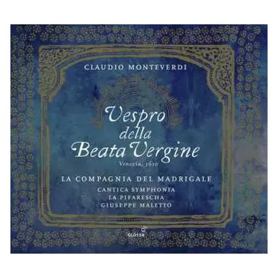 2CD Claudio Monteverdi: Vespro Della Beata Vergine DIGI