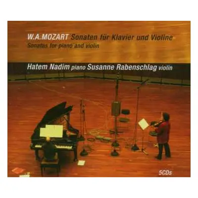 5CD Wolfgang Amadeus Mozart: Sämtliche Sonaten Für Violine & Klavier