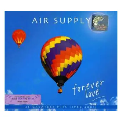 2CD Air Supply: Forever Love: 36 Greatest Hits (1980-2001)