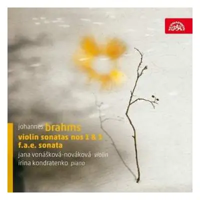 CD Jana Vonášková-Nováková: Brahms: Houslové sonáty