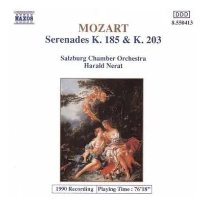 CD Wolfgang Amadeus Mozart: Serenades K. 185 & K. 203