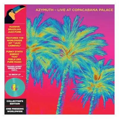 LP Azymuth: Live At The Copacabana Palace CLR | LTD