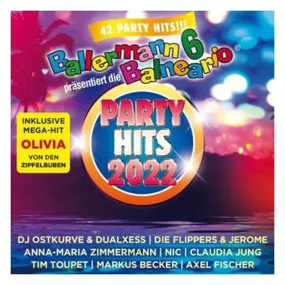 2CD Various: Ballermann 6 Balneario Präs.: Die Party Hits 2022