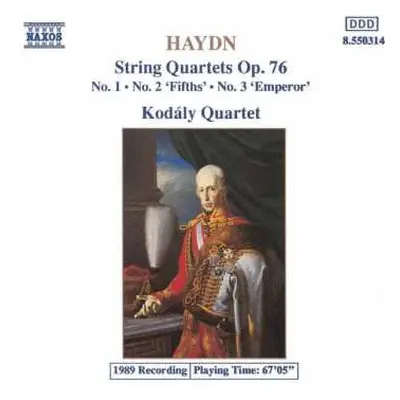 CD Joseph Haydn: String Quartets Op. 76 (No. 1 • No. 2 'Fifths' • No. 3 'Emperor')