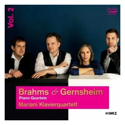 CD Brahams & Gernsheim: Piano Quartets, Vo