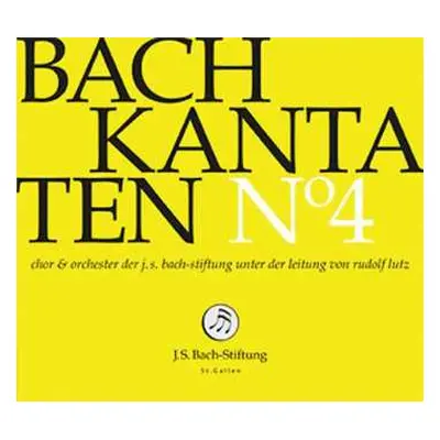 CD Johann Sebastian Bach: Bach-kantaten-edition Der Bach-stiftung St.gallen - Cd 4