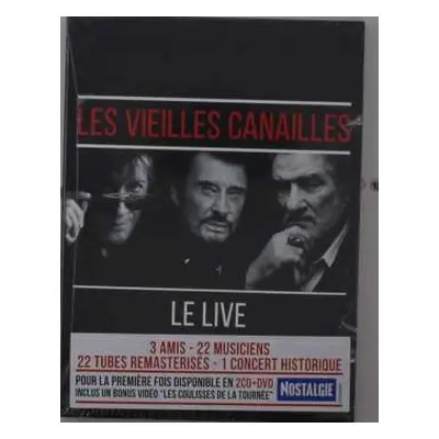 2CD/DVD Les Vieilles Canailles: Le Live