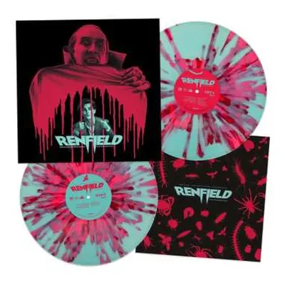 2LP Marco Beltrami: Renfield (180g) (deluxe Edition) (seaglass Blue W/ Pink & Red Splatter Vinyl