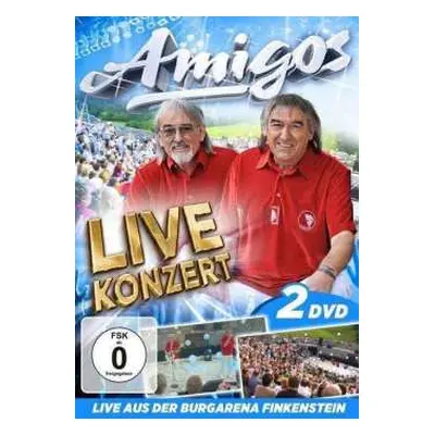 2DVD Die Amigos: Live Konzert Aus Der Burgarena Finkenstein