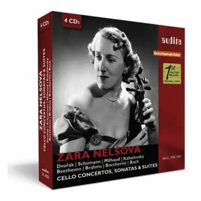 4CD Antonín Dvořák: Zara Nelsova - Cello Concertos, Sonatas & Suites