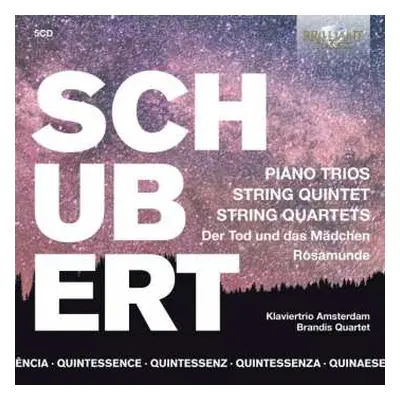 5CD/Box Set Franz Schubert: Piano Trios, String Quintet, String Quartets