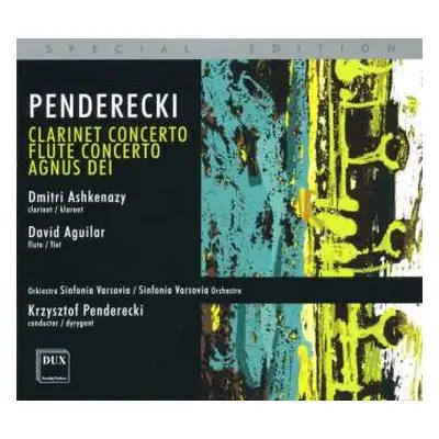 CD Krzysztof Penderecki: Clarinet Concerto / Flute Concerto / Agnus Dei