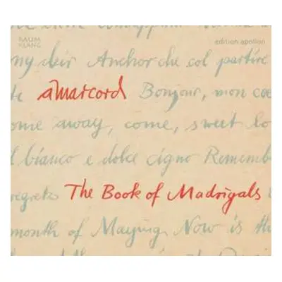 CD Amarcord: The Book Of Madrigals