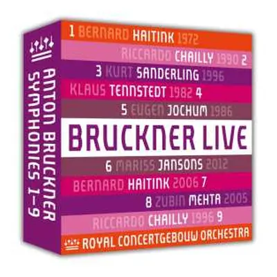 9CD Anton Bruckner: Symphonien Nr.1-9 (bruckner Live - Royal Concertgebouw Orchestra)